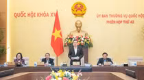 Khai mạc Phiên họp thứ 42 Ủy ban Thường vụ Quốc hội