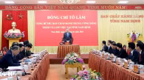 Tổng Bí thư Tô Lâm làm việc với Ban chấp hành Đảng bộ tỉnh Nam Định