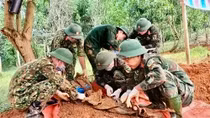 Tìm thấy 2 hài cốt liệt sĩ có biển nhôm ký hiệu SH 1-99X tại Khe Sanh