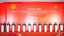 Thủ tướng Phạm Minh Chính nhấn nút khởi công siêu dự án tại Hải Phòng