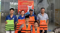 Công an tỉnh Thanh Hoá ra mắt mô hình điểm hỗ trợ tắm biển an toàn