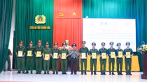 Tư vấn hướng nghiệp cho gần 200 chiến sĩ nghĩa vụ Công an tỉnh Khánh Hòa xuất ngũ
