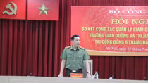 Sơ kết công tác giam giữ, cơ sở giáo dục, trường giáo dưỡng và thi hành án hình sự tại cộng đồng