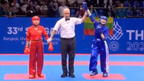 Vượt chấn thương, Hoàng Thị Thuỳ Giang đem vàng về cho Kickboxing Việt Nam