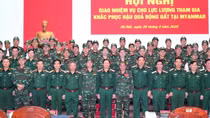Bộ Quốc phòng giao nhiệm vụ cho 80 quân nhân tham gia khắc phục hậu quả động đất tại Myanmar