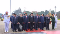 Lãnh đạo Đảng, Nhà nước vào Lăng viếng Bác và tưởng niệm các Anh hùng Liệt sĩ
