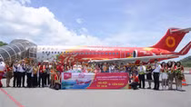 Hàng không VietJet chính thức khai trương đường bay từ Hà Nội/TP Hồ Chí Minh tới Côn Đảo