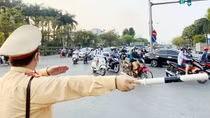 Thông báo về việc tổ chức diễn tập tình huống và phân luồng giao thông
