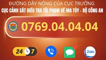 Cục trưởng Cục CSĐT tội phạm về ma túy công khai đường dây nóng