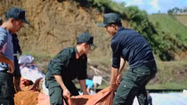 Cơ bản khống chế sự cố nứt đập ở hồ 1,7 triệu m3 nước