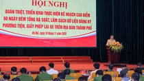Công an TP Hà Nội tiên phong triển khai chiến dịch số hóa 8 triệu hồ sơ phương tiện