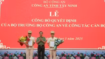 Công an tỉnh Tây Ninh có thêm 2 tân Phó Giám đốc