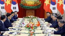 Tổng Bí thư Tô Lâm hội kiến với Chủ tịch Quốc hội Hàn Quốc Woo Won Shik