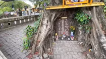 Công an vào cuộc vụ bia cổ trấn yểm gần chùa Cầu ở Hội An bị đập phá