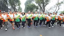 Gần 2.000 người tham gia Ngày chạy Olympic - Vì an ninh Tổ quốc