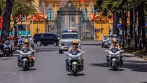 Phân luồng giao thông phục vụ Lễ xuất quân và diễn tập bảo vệ Đại hội XIV của Đảng