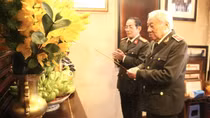 Ban liên lạc Công an chi viện chiến trường miền Nam đến thăm gia đình, thắp hương tri ân đồng chí Tô Quyền