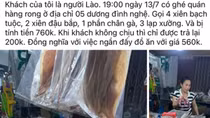 Kiểm tra quán vỉa hè giữa trung tâm Đà Nẵng bị tố “móc túi” khách Lào