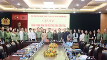 Gặp mặt đoàn phóng viên xâm nhập thực tế tại Công an TP Hà Nội