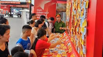 Tuyên truyền giúp người dân nhận diện thủ đoạn tội phạm tại Triển lãm thành tựu đất nước