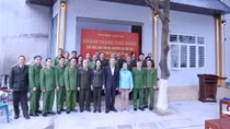 Công an tỉnh Lào Cai khánh thành công trình xóa nhà tạm