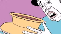 Chiếc bình đựng dưa chua