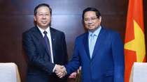 Thủ tướng Phạm Minh Chính làm việc với các Tập đoàn hàng đầu của Trung Quốc