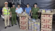 Bắt 3 đối tượng vận chuyển hơn nửa tấn pháo nổ
