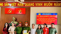 Phá án nhanh, Công an huyện Bến Lức được thưởng nóng ngày đầu năm