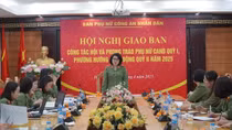 Các cấp hội phụ nữ thi đua chào mừng kỷ niệm 80 năm Ngày truyền thống lực lượng CAND