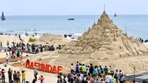 Những tượng cát độc đáo trên bãi biển Busan