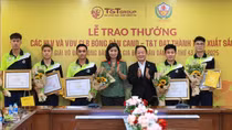 Đạt thành tích cao, Câu lạc bộ bóng bàn CAND-T&T nhận thưởng lớn