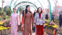 Phu nhân Ngô Phương Ly dự Chương trình ngoại giao văn hóa 'Bản hòa ca Tết Việt'