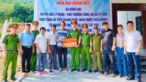 Phó Trưởng Công an xã vận động xây dựng mái ấm cho người dân có hoàn cảnh khó khăn