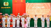 Công bố các quyết định về tổ chức bộ máy và cán bộ Công an tỉnh Khánh Hòa mới