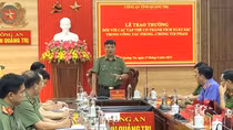 Khen thưởng thành tích đặc biệt xuất sắc của các đơn vị tham gia phá án ở Quảng Trị