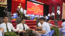 Công an Thái Bình hiến máu tình nguyện và phát động tháng Thanh niên năm 2025