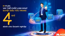 Vay thế chấp linh hoạt chỉ trong 4 giờ với M-Flex của MSB