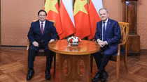 Thủ tướng Phạm Minh Chính hội đàm với Thủ tướng Ba Lan Donald Tusk