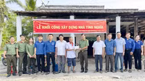 Công an Bạc Liêu xây dựng nhà tình nghĩa tặng gia đình chính sách