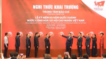 Khai trương Trung tâm Báo chí A80 - nơi tác nghiệp của gần 1.550 phóng viên báo chí