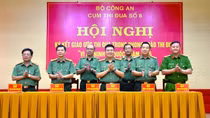 Cụm thi đua số 8 - Bộ Công an ký kết giao ước phong trào thi đua năm 2025