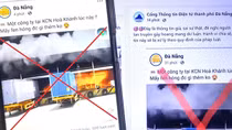 “Cháy lớn tại Khu công nghiệp Hòa Khánh” là thông tin bịa đặt