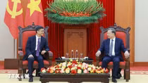 Tổng Bí thư Tô Lâm tiếp Bí thư Khu ủy Quảng Tây (Trung Quốc)