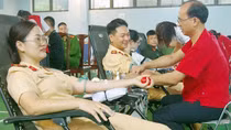 Hơn 500 cán bộ, chiến sĩ Công an Thái Nguyên tham gia hiến máu tình nguyện