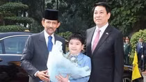 Chủ tịch nước Lương Cường chủ trì lễ đón chính thức Quốc vương Brunei