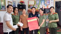 Hội Phụ nữ Cục Truyền thông CAND tri ân thân nhân gia đình liệt sĩ