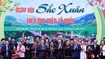 Chủ tịch nước Võ Văn Thưởng dự Ngày hội sắc Xuân trên mọi miền Tổ quốc