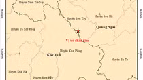 Lại thêm tỉnh Quảng Ngãi xuất hiện động đất