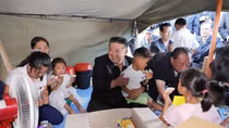 Ông Kim Jong-un thăm vùng ngập lụt, hé lộ kế hoạch quốc gia